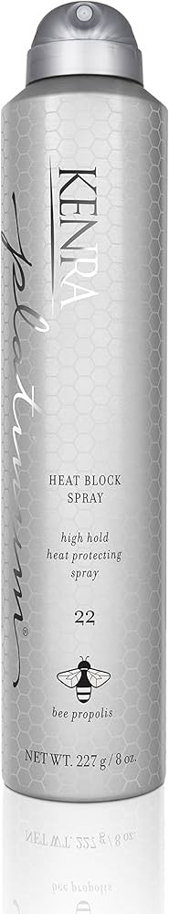 Kenra Platinum Heat Block Spray 22 | Heat Protecting Hairspray | High Hold For Ultimate Style Lon... | Amazon (US)
