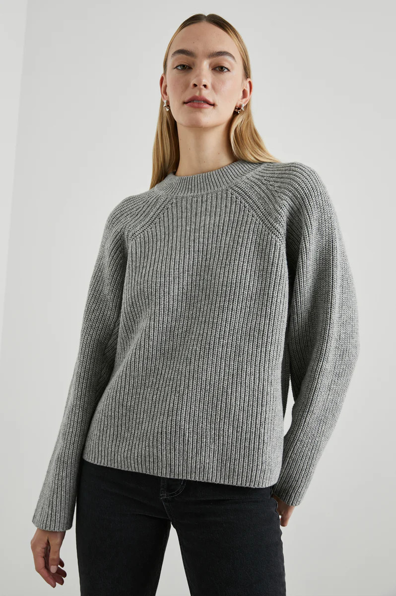 RITA SWEATER - HEATHER GREY | Rails