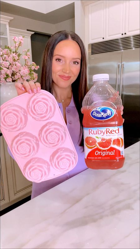 Have you ever tried a grapefruit mimosa? If not, you’re in for a treat! 🌸

This is a great Valentine’s Day, Bachelorette, Bridal, Baby, Wedding shower and party idea! 

💗 Freeze ruby red grapefruit juice 
💗 Top with your favorite champagne 🍾 

LINK IN BIO to SHOP the AMAZON rose ice mold + champagne glasses used here! LikeToKnow.it/FiveFootFeminine tags: Walmart, Amazon, 

#LTKhome #LTKbaby #LTKwedding