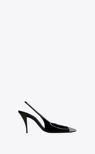 vesper slingback pumps in patent leather | Saint Laurent Inc. (Global)