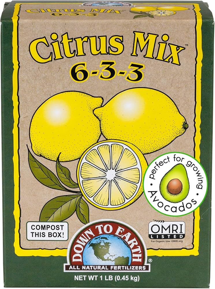 Down To Earth All Natural Fertilizers Organic Citrus Mix - Plant Food for Lemons, Limes, Oranges ... | Amazon (US)