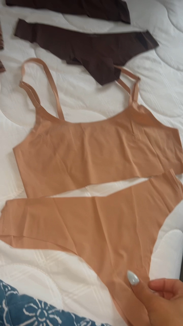 Super comfortable seamless lingerie✨ 

#shein #seamlessunderwear #2piecelingerie #lingerie 

#LTKU #LTKstyletip #LTKVideo