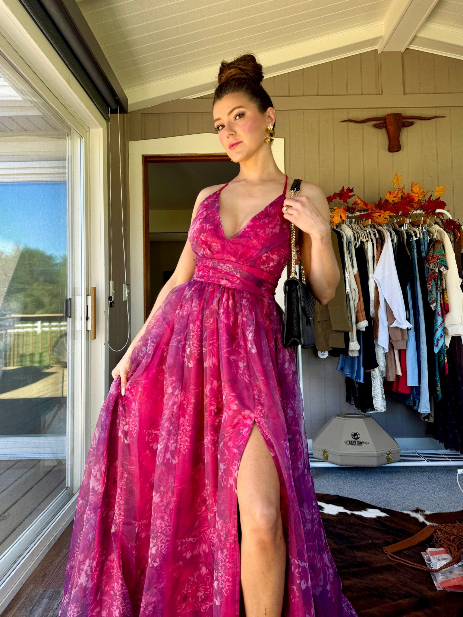 romance that wows magenta floral print organza maxi dress Lulus | Dresses | Lulus Organza Romance That Wows Magenta Floral Print Maxi  Dress Size Xl