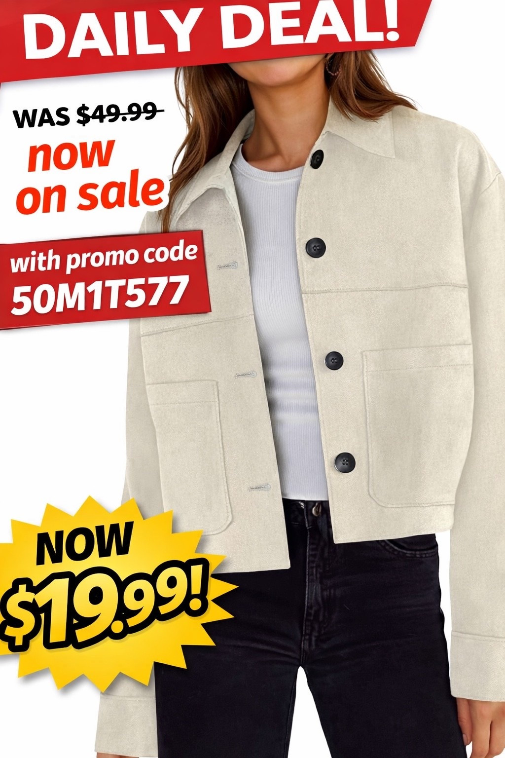 Daily deal Amazon jacket 

#LTKSaleAlert