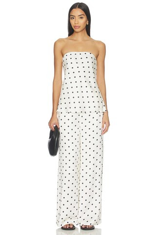Line & Dot Ravyn Pants in Ivory Multi from Revolve.com | Revolve Clothing (Global)