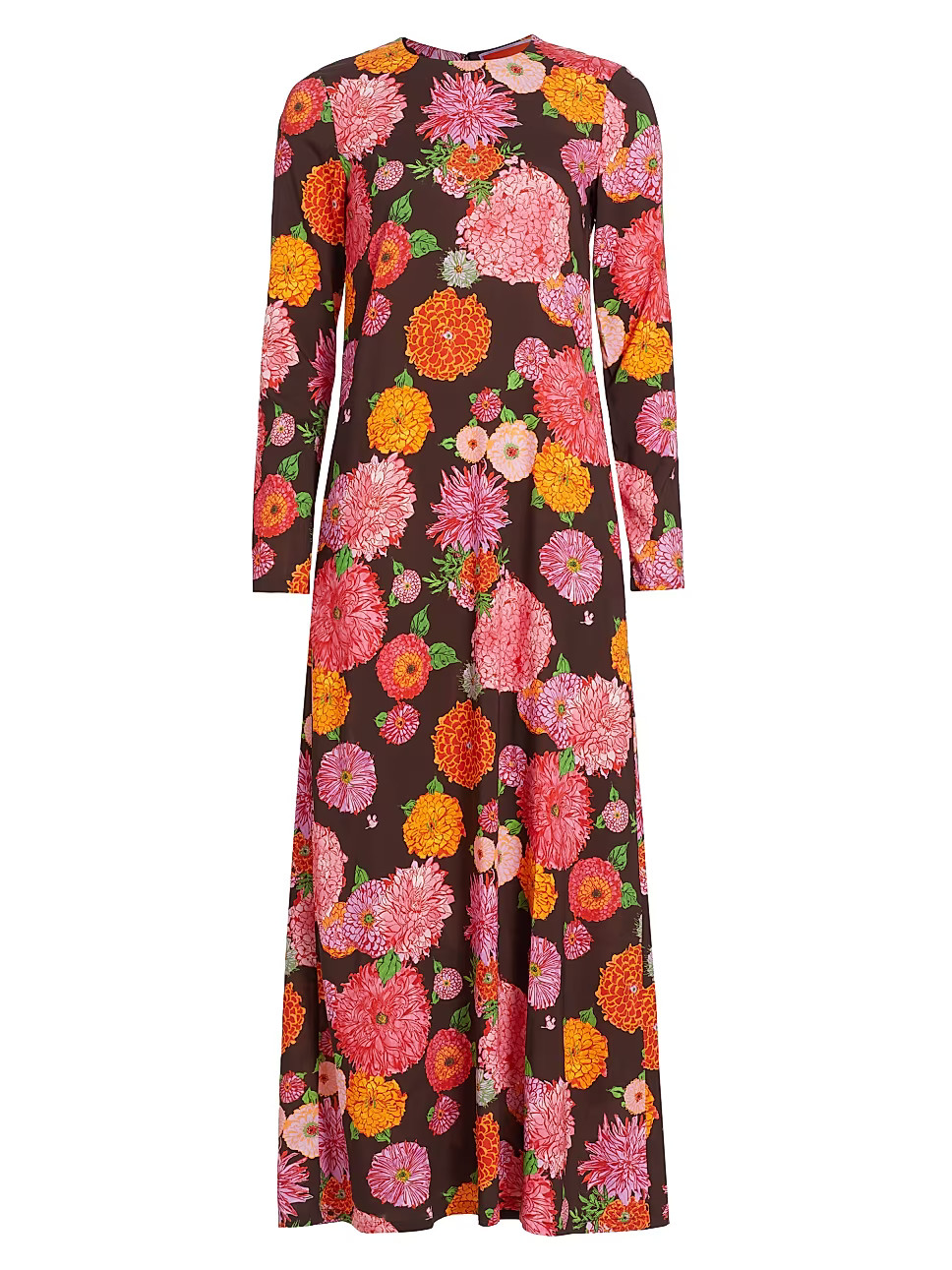 La DoubleJ Edition 33 Floral Long-Sleeve Maxi Dress | Saks Fifth Avenue