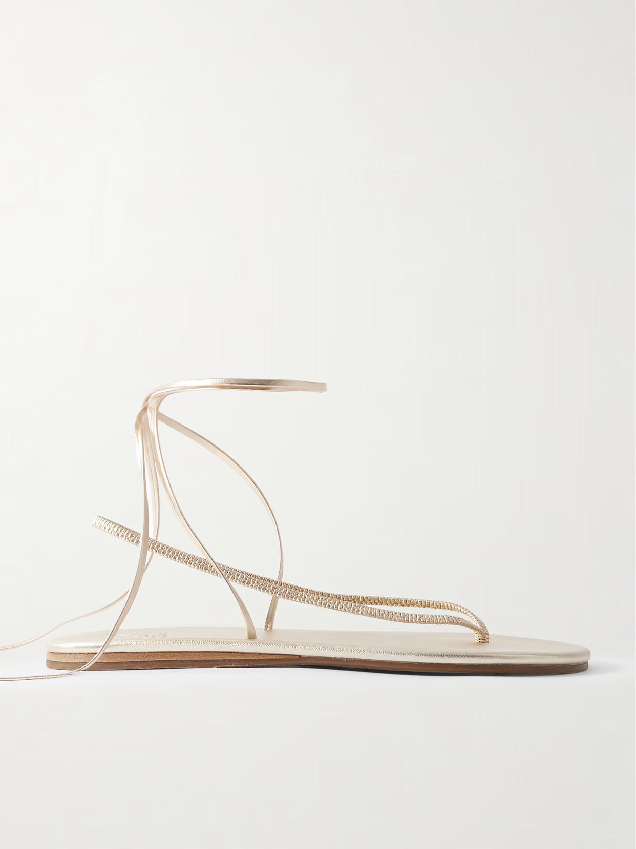 Ancient Greek Sandals - Sfendoni Metallic Sandals - Gold | NET-A-PORTER (US)