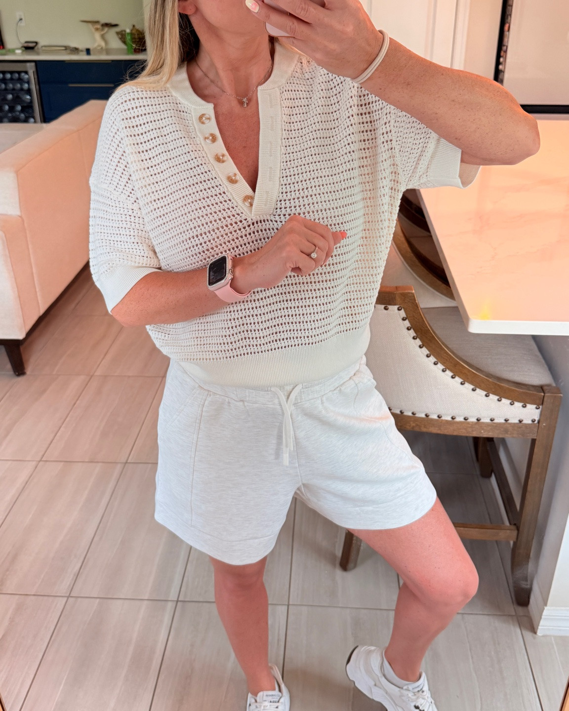 Summer Knit Lounge Set

An easy neutral matching set that’s perfect for summer. The knit polo sweater and drawstring shorts create a comfortable outfit you can wear for travel, brunch, coffee runs, vacation, or everyday errands.

matching set, knit matching set, knit lounge set, summer matching set, neutral outfit, sweater knit top, knit polo top, drawstring shorts, lounge set, travel outfit, vacation outfit, airport outfit, brunch outfit, casual summer outfit, elevated casual outfit, resort wear, comfy chic outfit, everyday outfit, summer outfit ideas, women’s matching set

#LTKActive #LTKU #LTKTravel