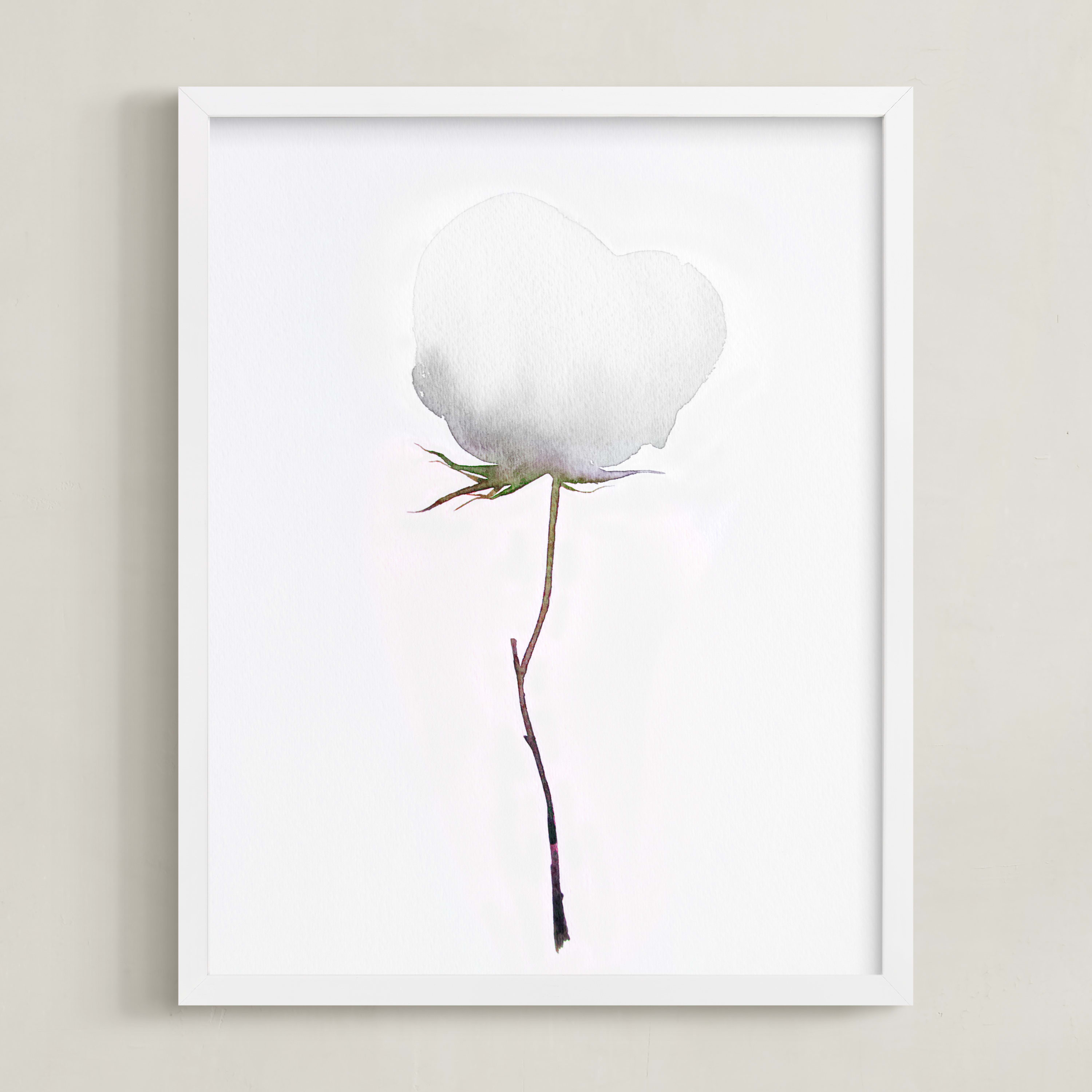 "Budding Peony" - Painting Limited Edition Art Print by jinseikou. | Minted