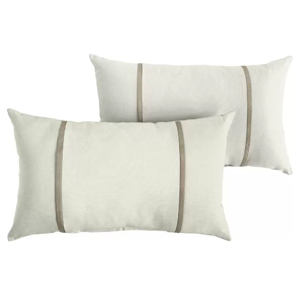 Citro Striped Indoor/Outdoor Throw Pillow (Set of 2) | Wayfair North America