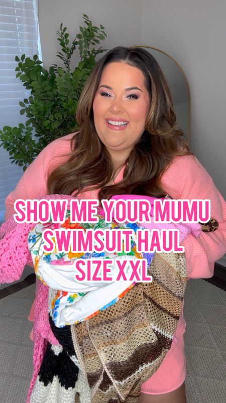 My first swim try on of the year and it just made since that it would be from Show Me Your Mumu! They have some of my FAVORITE swimsuits, and of course they have plus size options which we love to see! 

I’m wearing a 2X or XXL in everything! 💗

#LTKstyletip #LTKswim #LTKplussize