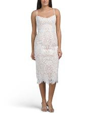 Claudia Sleeveless Lace Dress | TJ Maxx