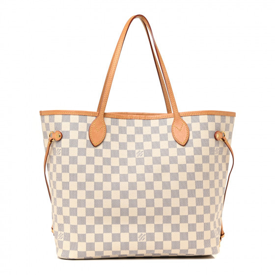 LOUIS VUITTON Damier Azur Neo Neverfull MM Rose Ballerine | FASHIONPHILE | Fashionphile
