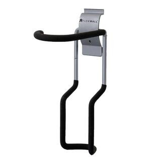 Flow Wall Silver 1-Bike Vertical Garage Bike Wall Hook FSH-010-1 - The Home Depot | The Home Depot