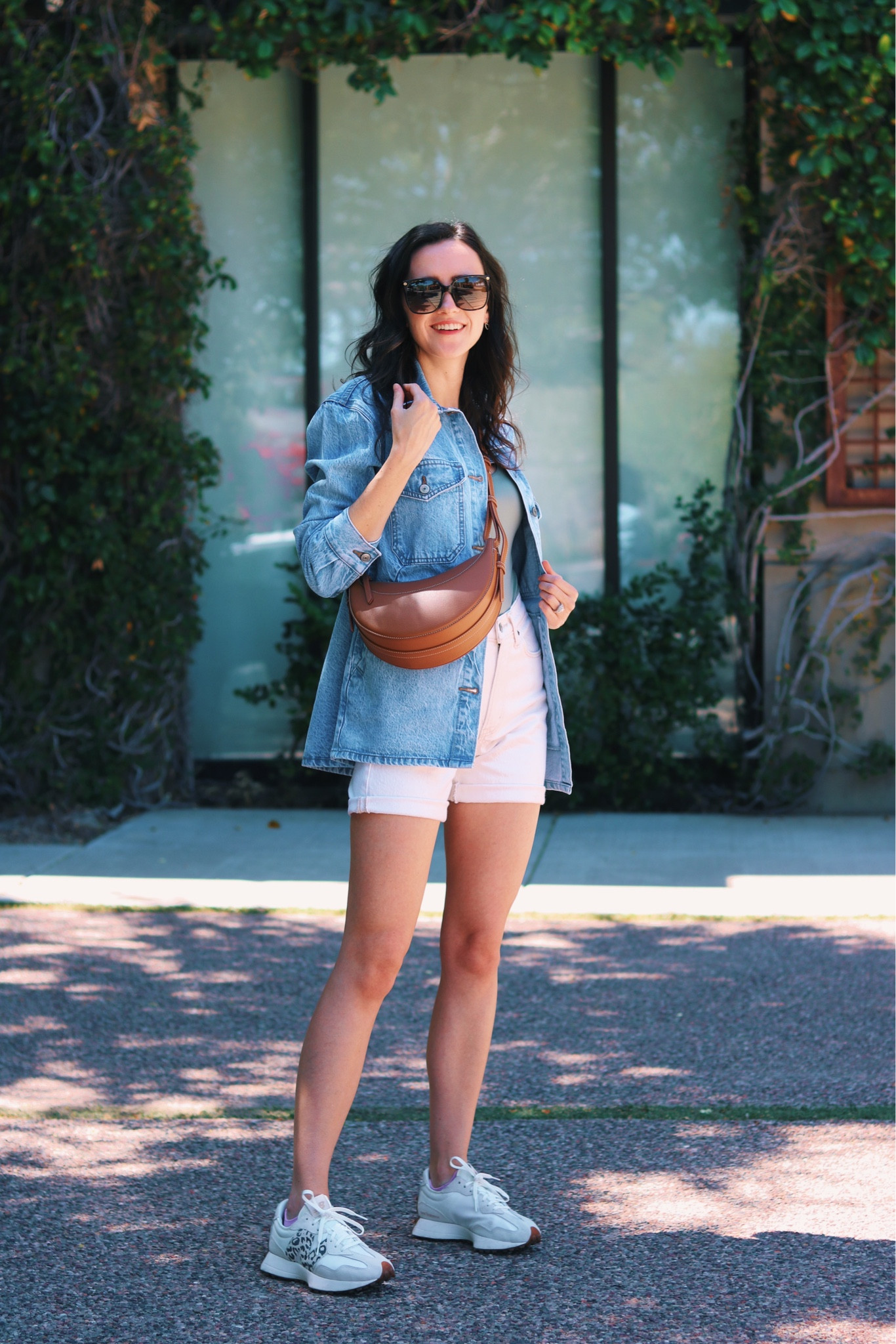 The ultimate Chessy vibes with this look 🙌🏻 My whole outfit is on sale this weekend for Memorial Day! This denim shacket is such a great staple to have in your wardrobe and is a classic layering piece 🩵

#LTKstyletip #LTKitbag #LTKsalealert