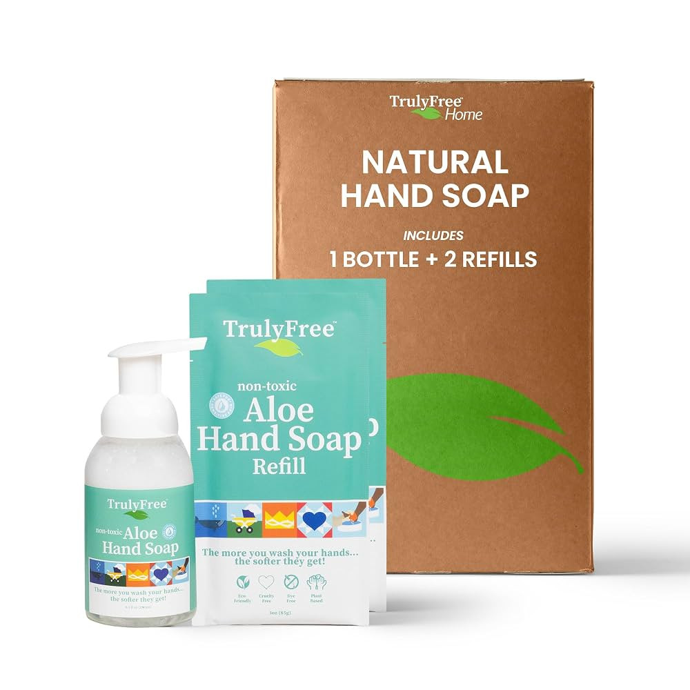 Aloe Unscented Hand Soap - 10x Concentrated Aloe Vera, Non-Drying Gentle Cleanser - Bathroom Hand... | Amazon (US)