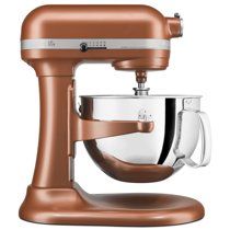 KitchenAid KP26M1XCE Pro 600 Series 6 Quart Bowl-Lift Stand Mixer, Copper Pearl | Walmart (US)