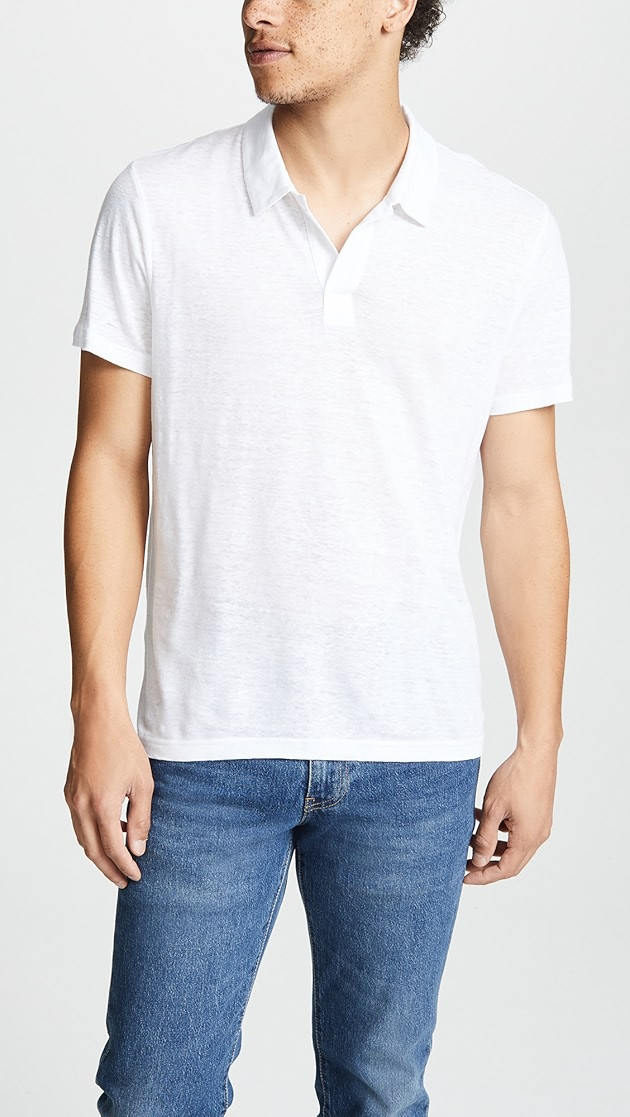 Linen Pyramid Polo Shirt | East Dane (Global)