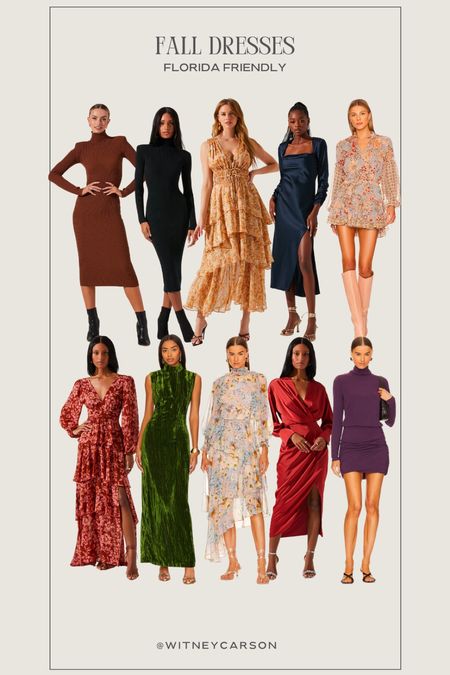 Fall is here!!! These dresses are perfect for a casual dinner or a night out in the city. 

dresses l fall dresses l dress fall 