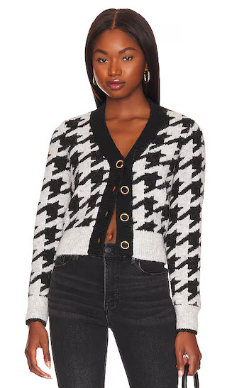 Kalida Cardigan in Black & Light Grey | Revolve Clothing (Global)