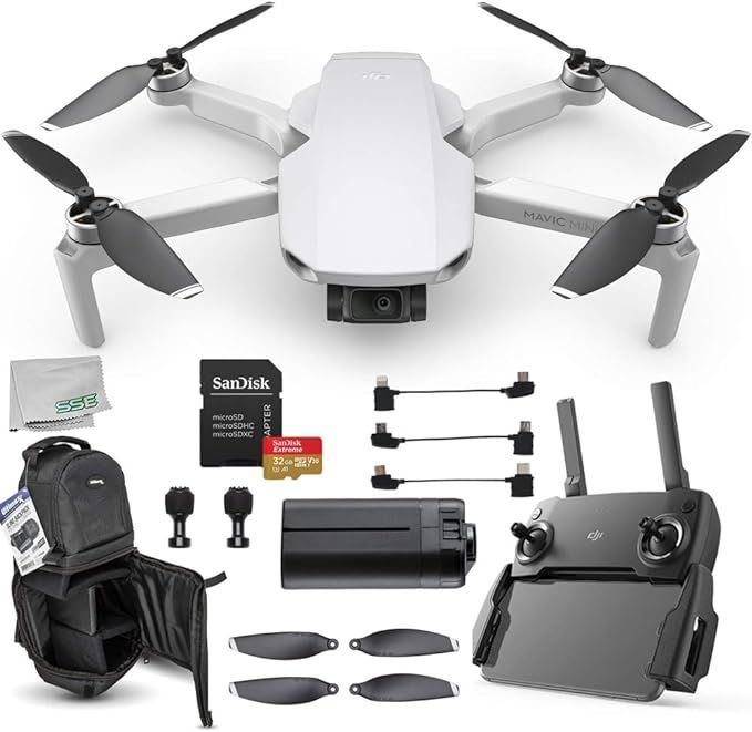 DJI Mavic Mini Portable Drone Quadcopter Must-Have Bundle - CP.MA.00000120.01 | Amazon (US)