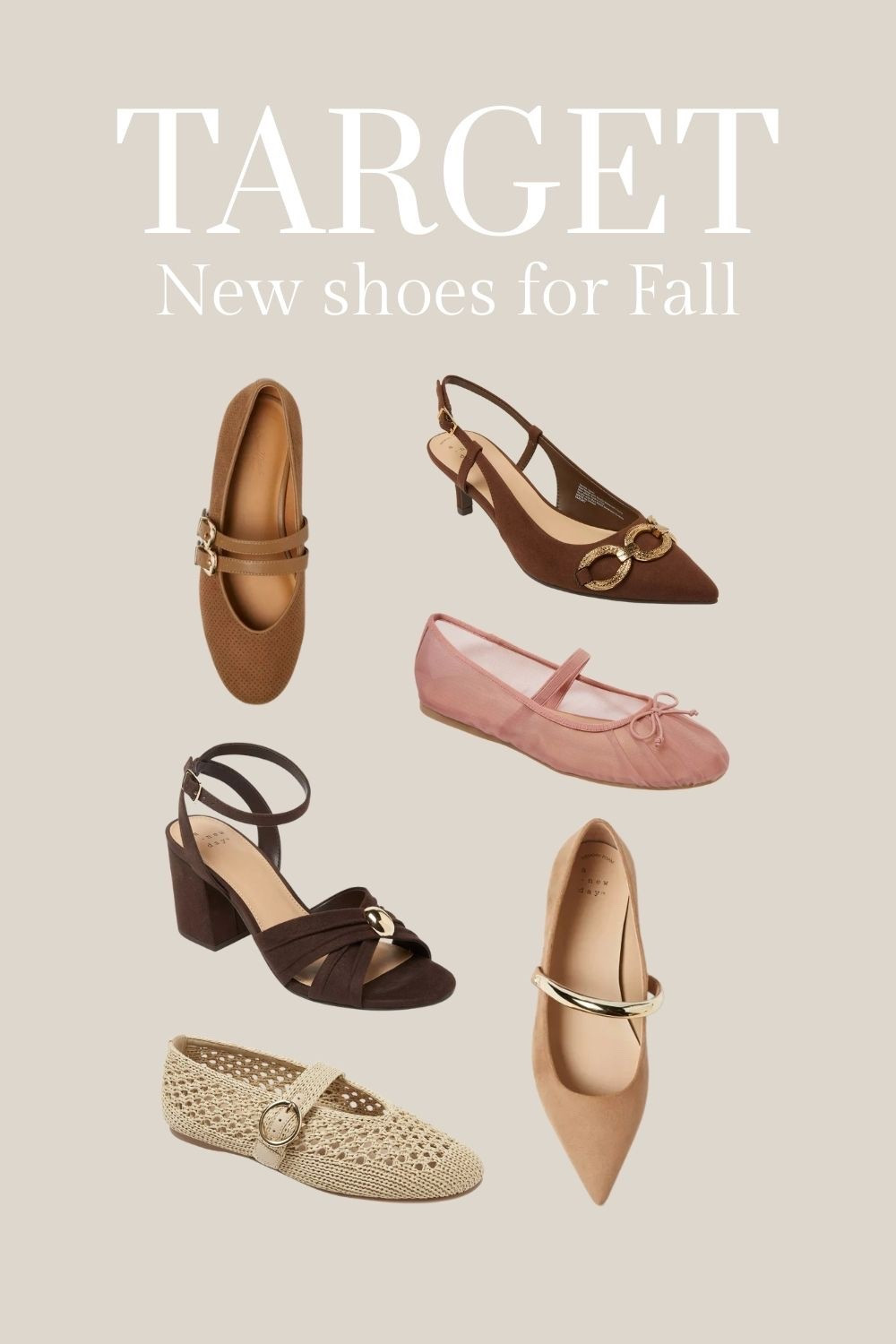 New shoes for Fall at Target. Flats, ballet flats, heels, boots, mesh flats. 

#LTKSeasonal #LTKFindsUnder50 #LTKShoeCrush