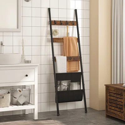63" Blanket Ladder with 4 Hooks | Wayfair North America