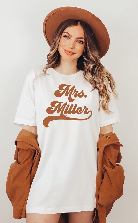 Retro Future Mrs Shirt Vintage Style Mrs. Shirt Custom Mrs. - Etsy | Etsy (US)