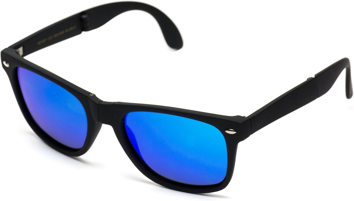 WearMe Pro - Polarized Modern Black Square Foldable Sunglasses with Case | Amazon (US)