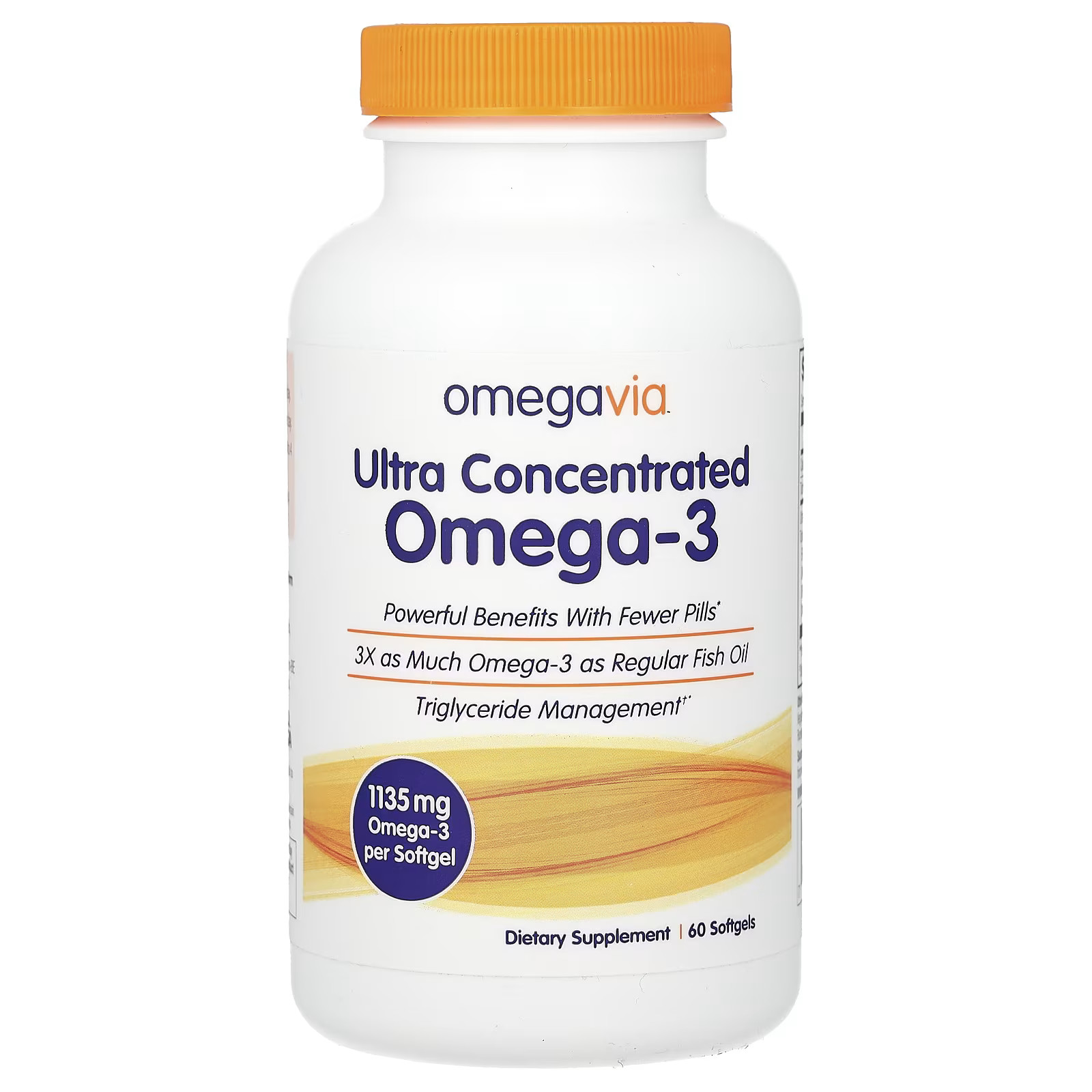 Ultra Concentrated Omega-3, 1,135 mg, 60 Softgels | iHerb