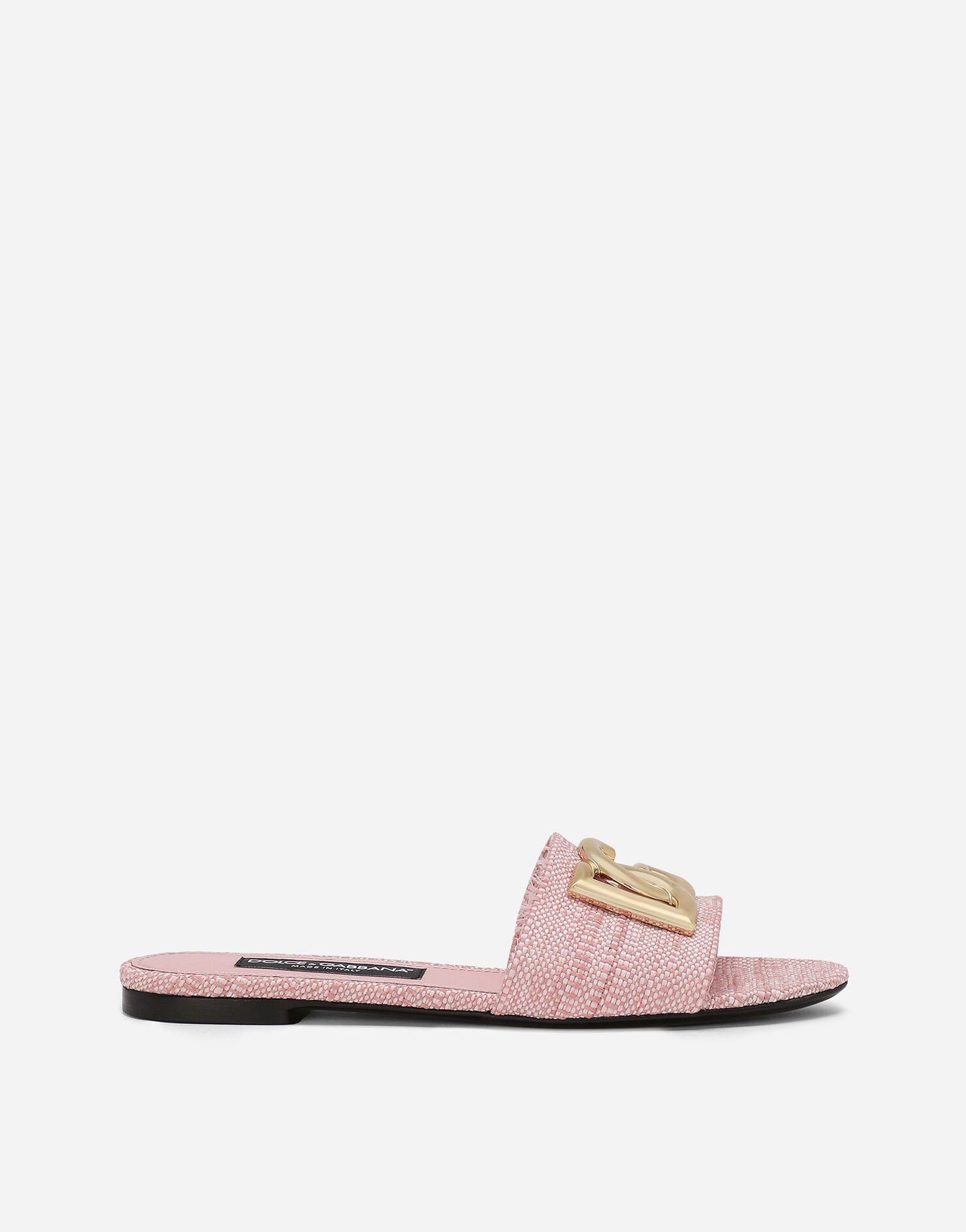 Raffia sliders | Dolce & Gabbana US