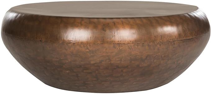 Safavieh Home Collection Patience Copper Coffee Table | Amazon (US)