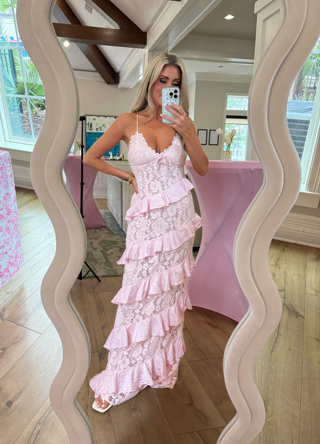 What I wore to my best friends baby shower! Maybe one of my favorite dresses to DATE! Would also be a great wedding guest dress this spring and summer. Wearing an XS and it’s true to size 

#LTKdayinmylife #LTKootd #LTKMothersDay