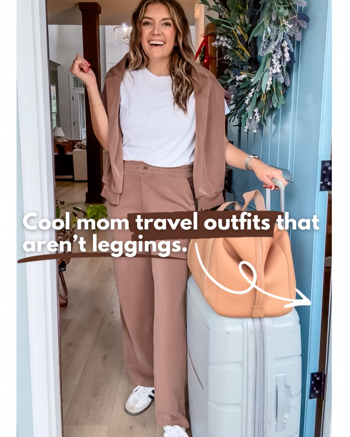 Travel outfits without leggings! Easy travel outfit ideas for moms. Airport outfit, chic travel outfit. 

#LTKTravel #LTKOver40 #LTKFindsUnder100