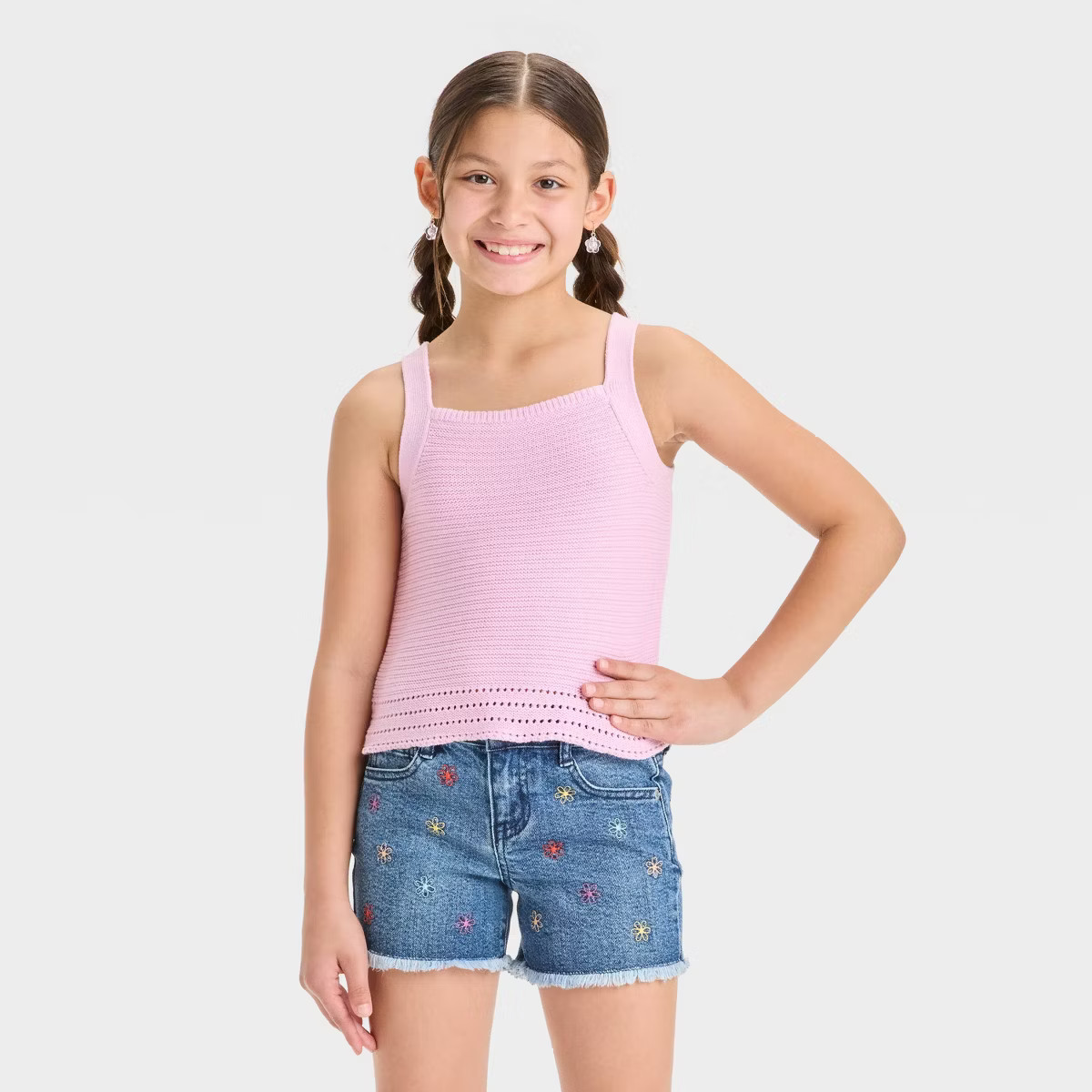 Girls' Tank Sweater - Cat & Jack™ | Target