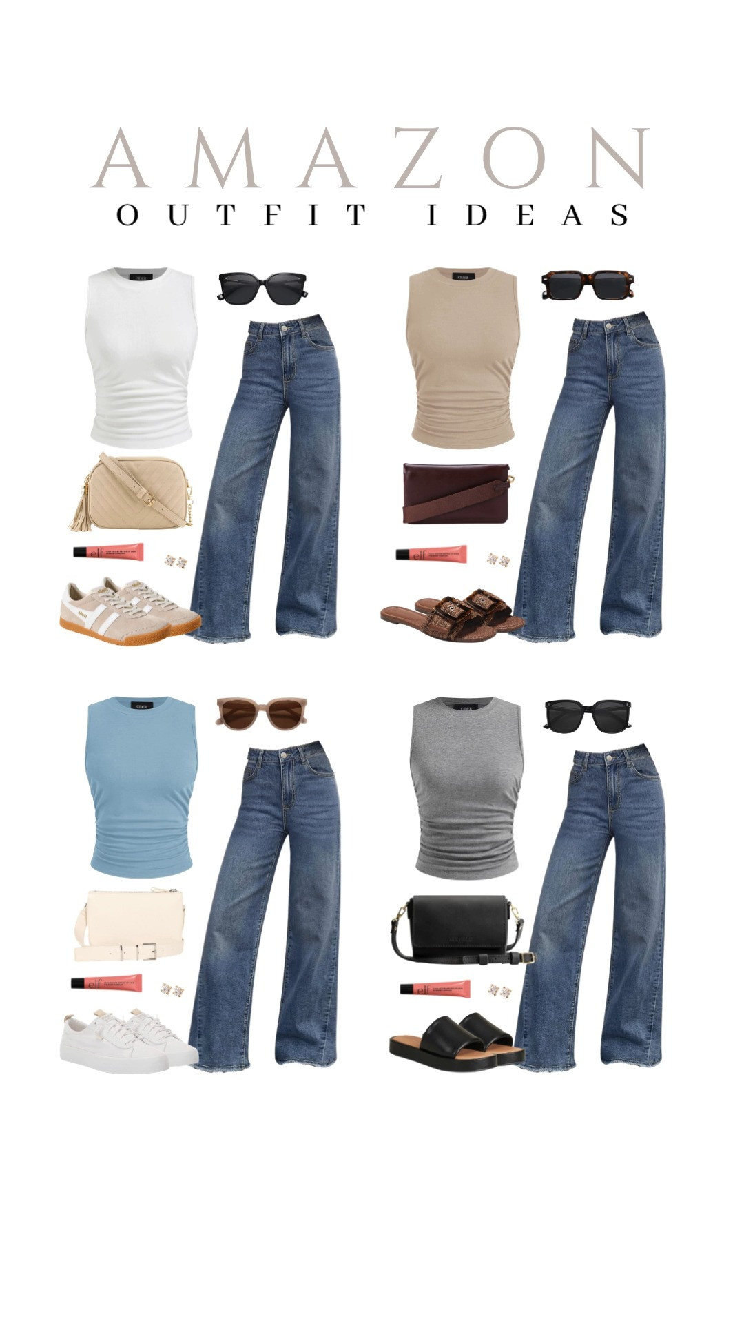 Obsessed with tank tops and denims? We got you! Here are five different ways to style your favorite pieces.

#LTKSeasonal #LTKSaleAlert #LTKTravel
 

 