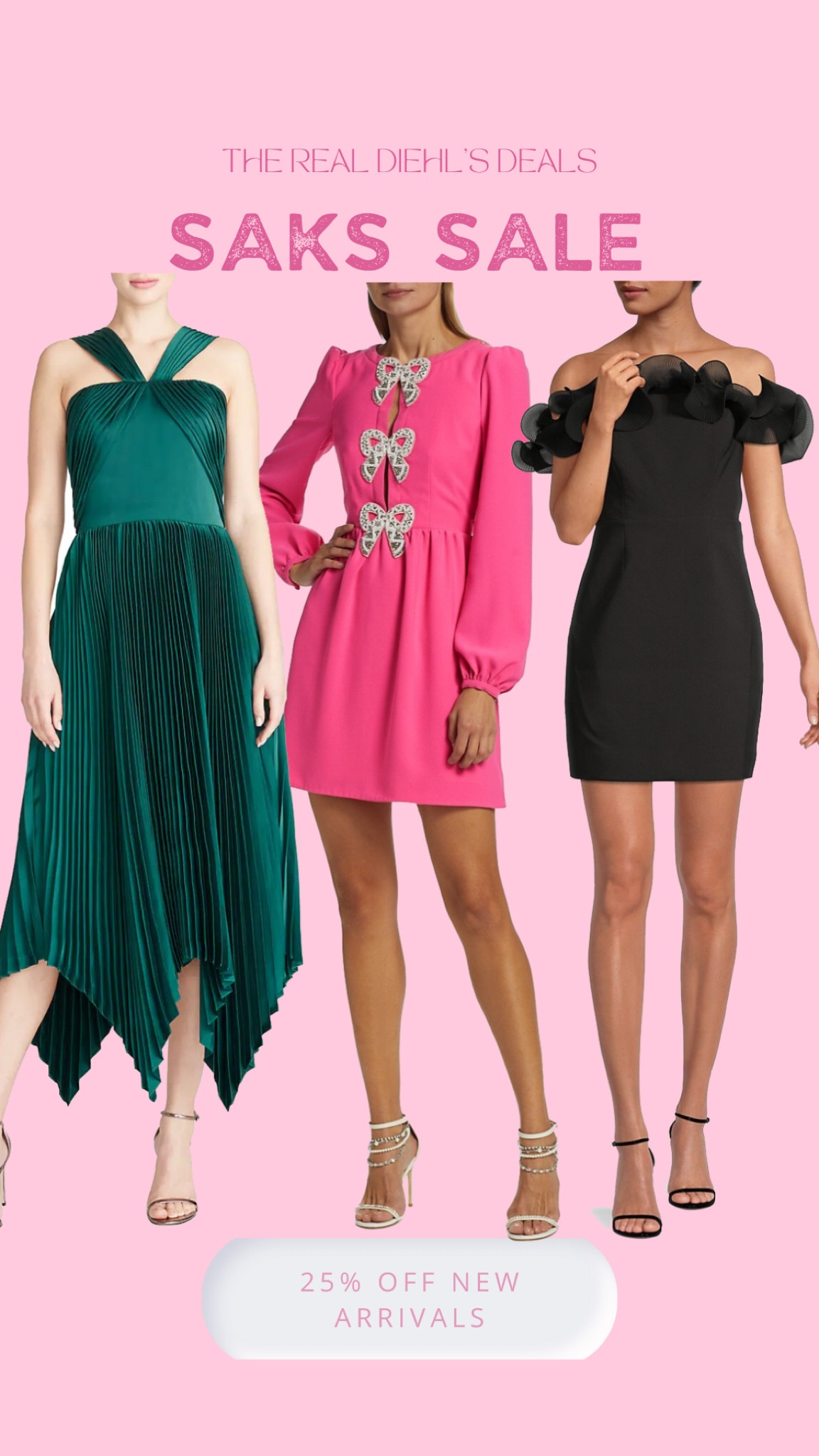 saks cocktail dresses sale Women's Pink Designer 1960s Saks Fifth Avenue Blue