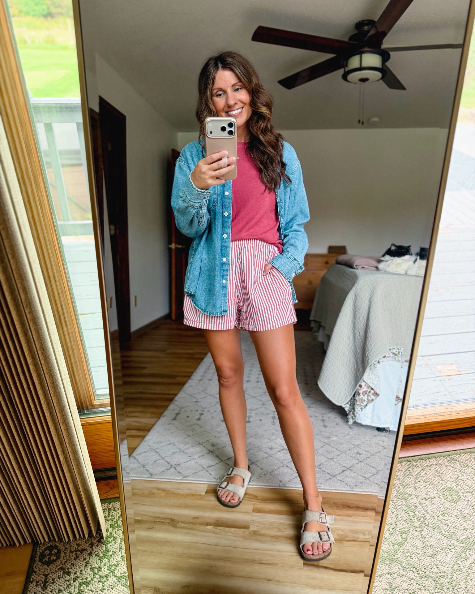 Early fall outfit ♥️

xs in my tee, xs in denim shirt, and small in my boxer shorts. My Birkenstock sandals are size 36

#LTKSeasonal #LTKPetite #LTKootd