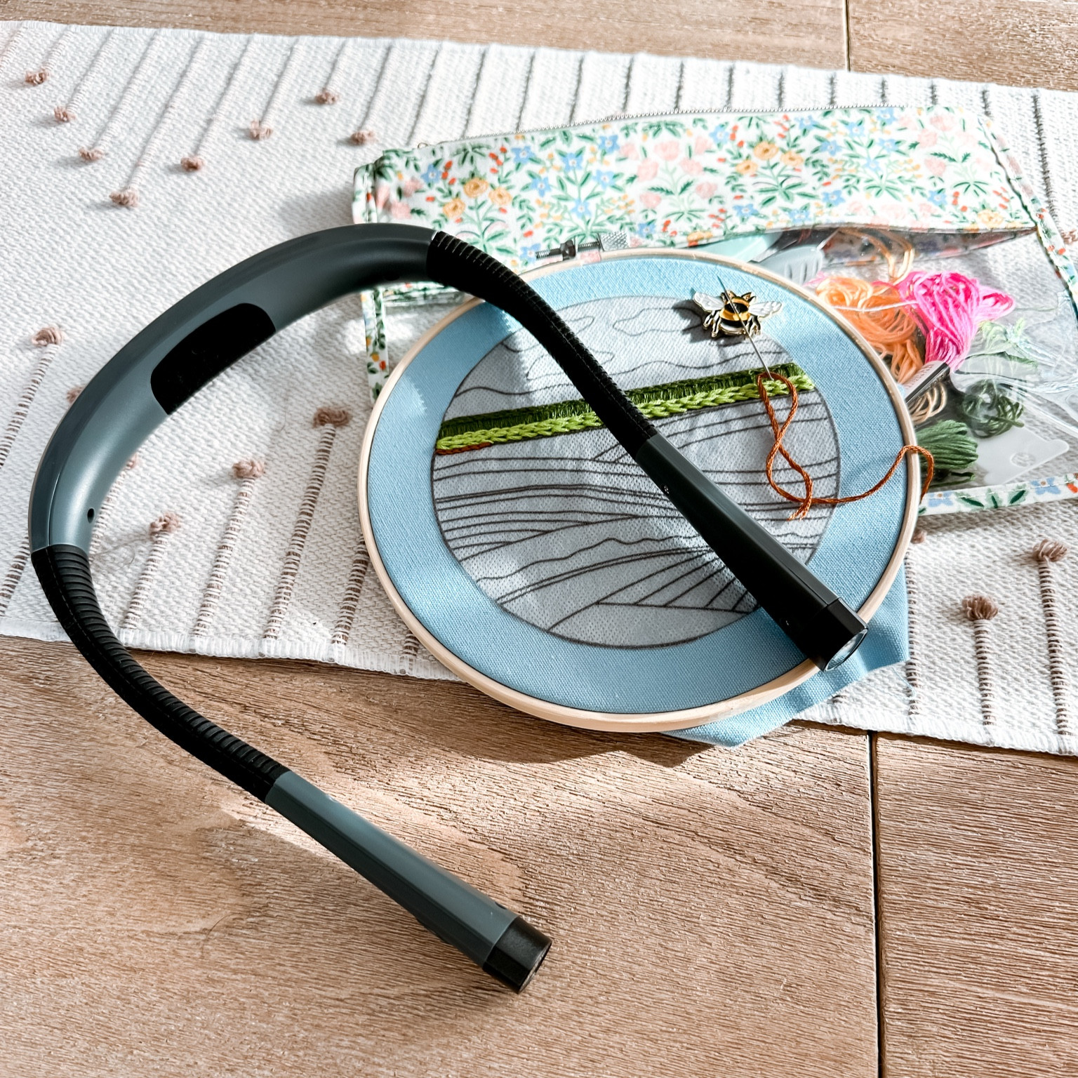 I love embroidery, but as a busy mom, it’s hard to fit it in! So, when I’m laying with my kids as they fall asleep, I use this awesome light so I can get some stitches in! It has three light colors, three brightness settings, and is blue light filtered! Definitely a great purchase for reading, crocheting, embroidering, etc.! 

#LTKFindsUnder50