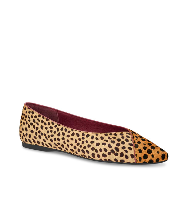 The Goldfinch - Mini Cheetah Tipped Calf Hair | BIRDIES