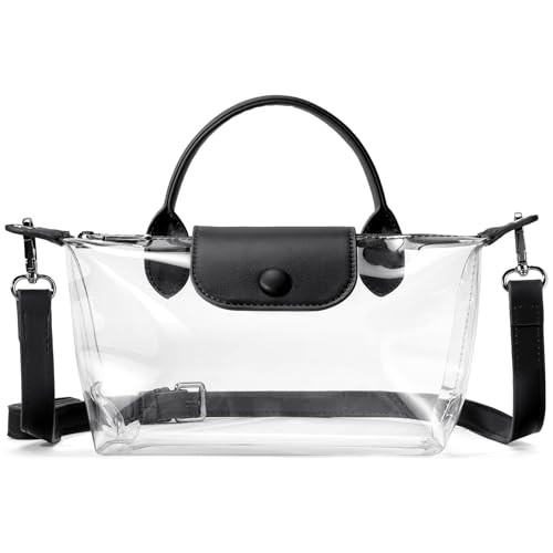 Amazon.com: BOSTANTEN Clear Bag for Stadium Approved Small Crossbody Purse Handbags for Concerts ... | Amazon (US)