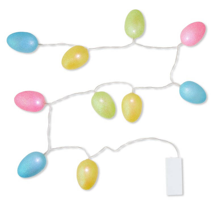 Easter Multicolor Egg Lights, 10 Lights, by Way To Celebrate | Walmart (US)