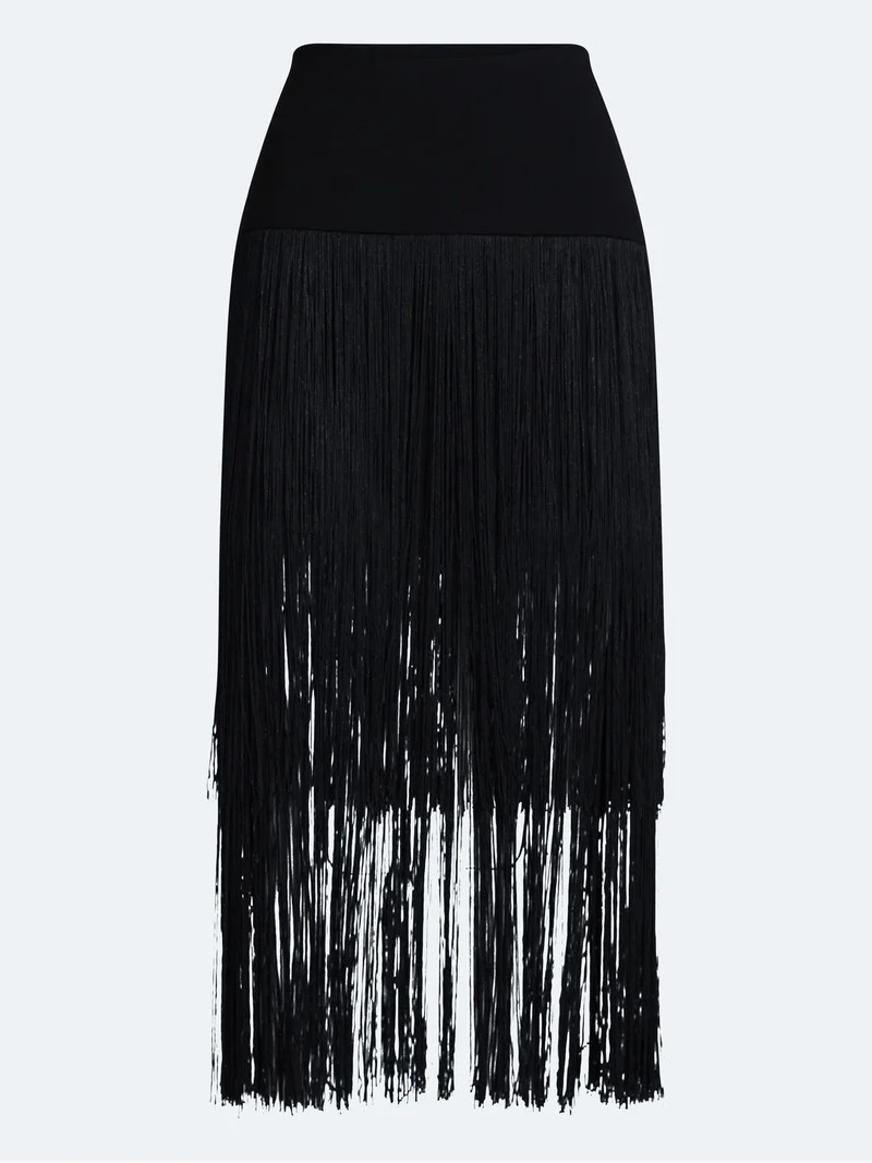 Devil Wears Prada Scoop Collection Women's and Women's Plus Fringe Skirt, Sizes 0-26W | Walmart (US)