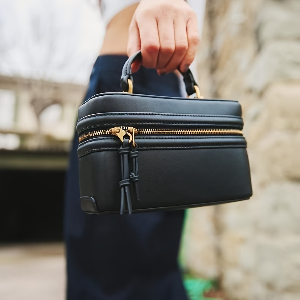 bucket bag women chic solid color shoulder - Temu | Temu Affiliate Program