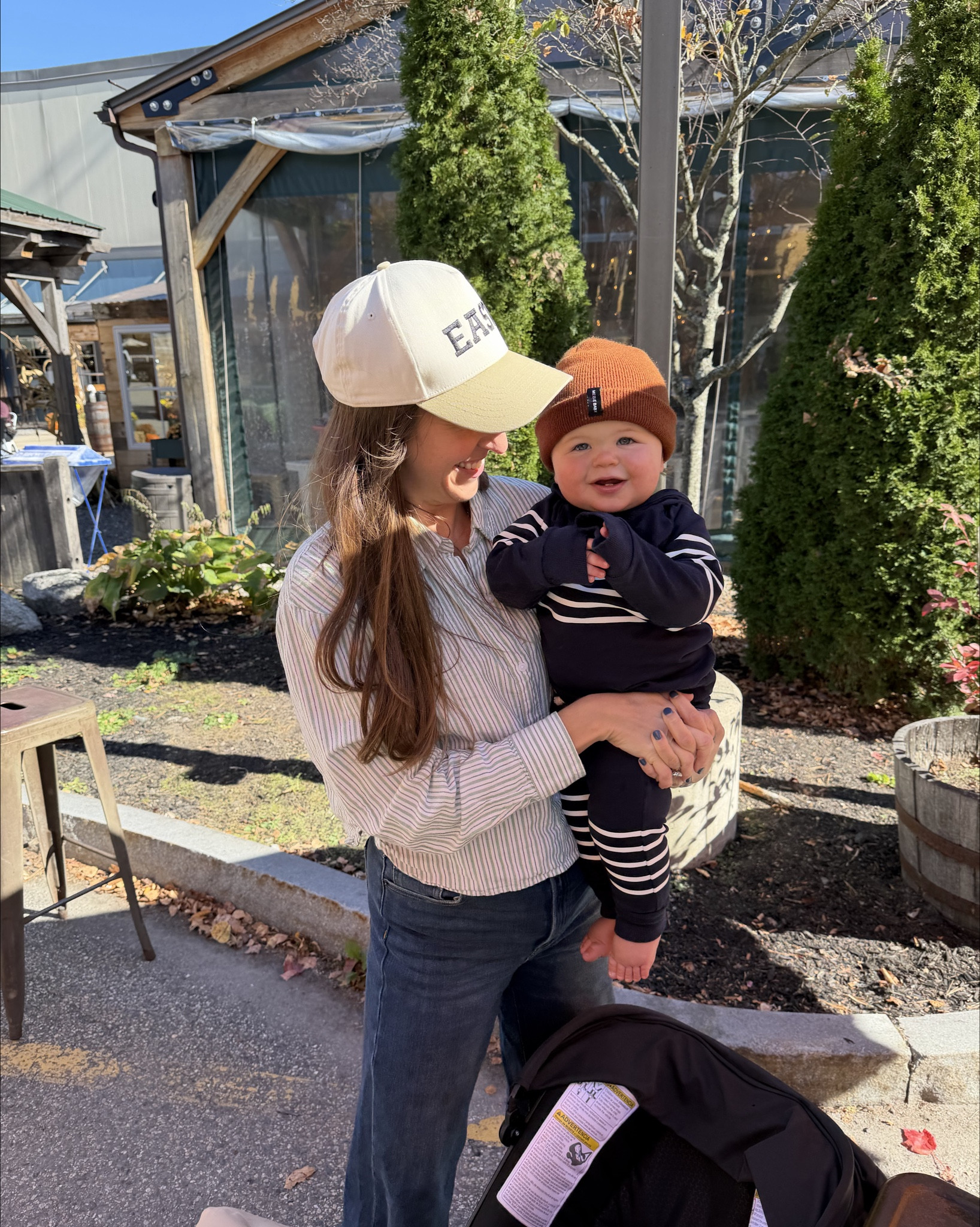 First of all, everytime we think Shelton can’t get any cuter HE GETS EVEN CUTER!! We love all of Mebie Baby’s stuff! This set is breathable, but warm enough for him! My outfit is simple but elevated with my favorite Andar hat and this cute cropped button-down from Old Navy! 

#LTKStyleTip #LTKSaleAlert #LTKFindsUnder50