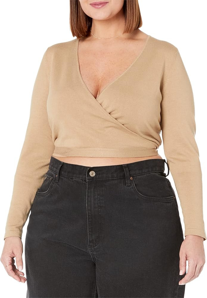 The Drop Women's Tiana Sweater Wrap Top | Amazon (US)