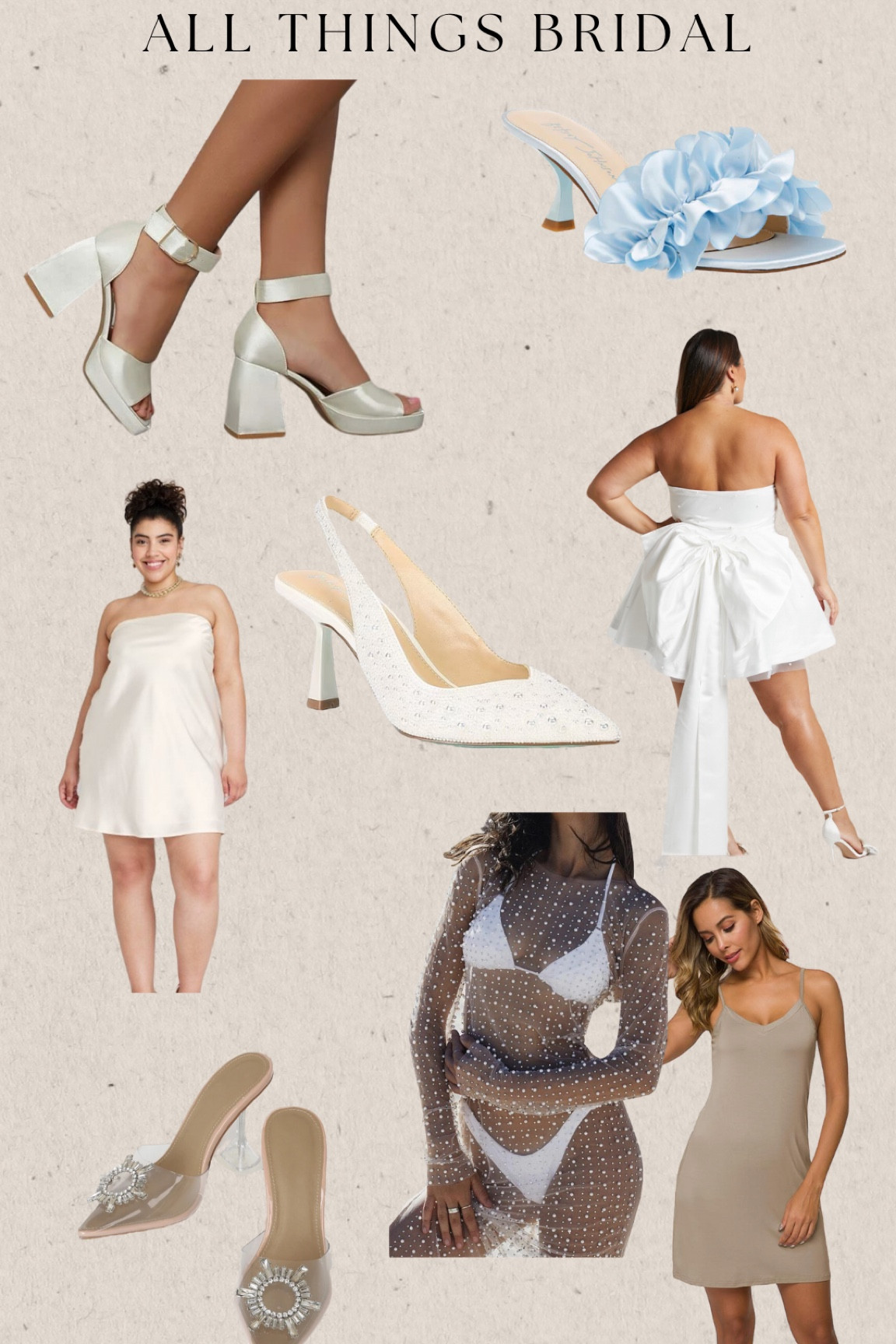 All the bridal outfits & heels you could ever need!!🤍💍

#LTKmidsize #LTKplussize
