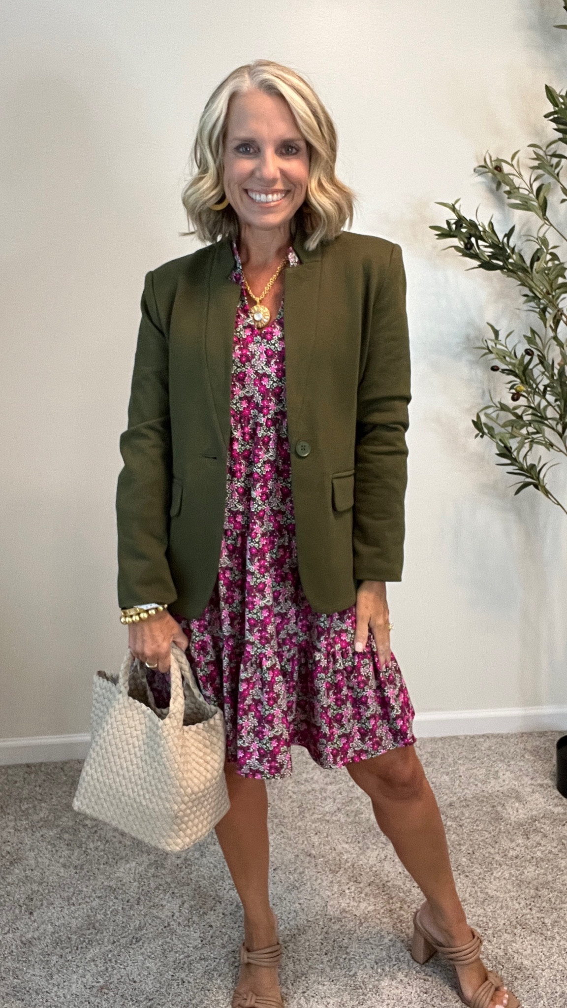 Select colors of Gibsonlook blazers are 30% off TODAY and you can stack LISA10 with it 
This green is included. I love the color 
My dress is also $100 off 
I’m wearing XS dress and S blazer 

#LTKsalealert #LTKover40 #LTKstyletip
