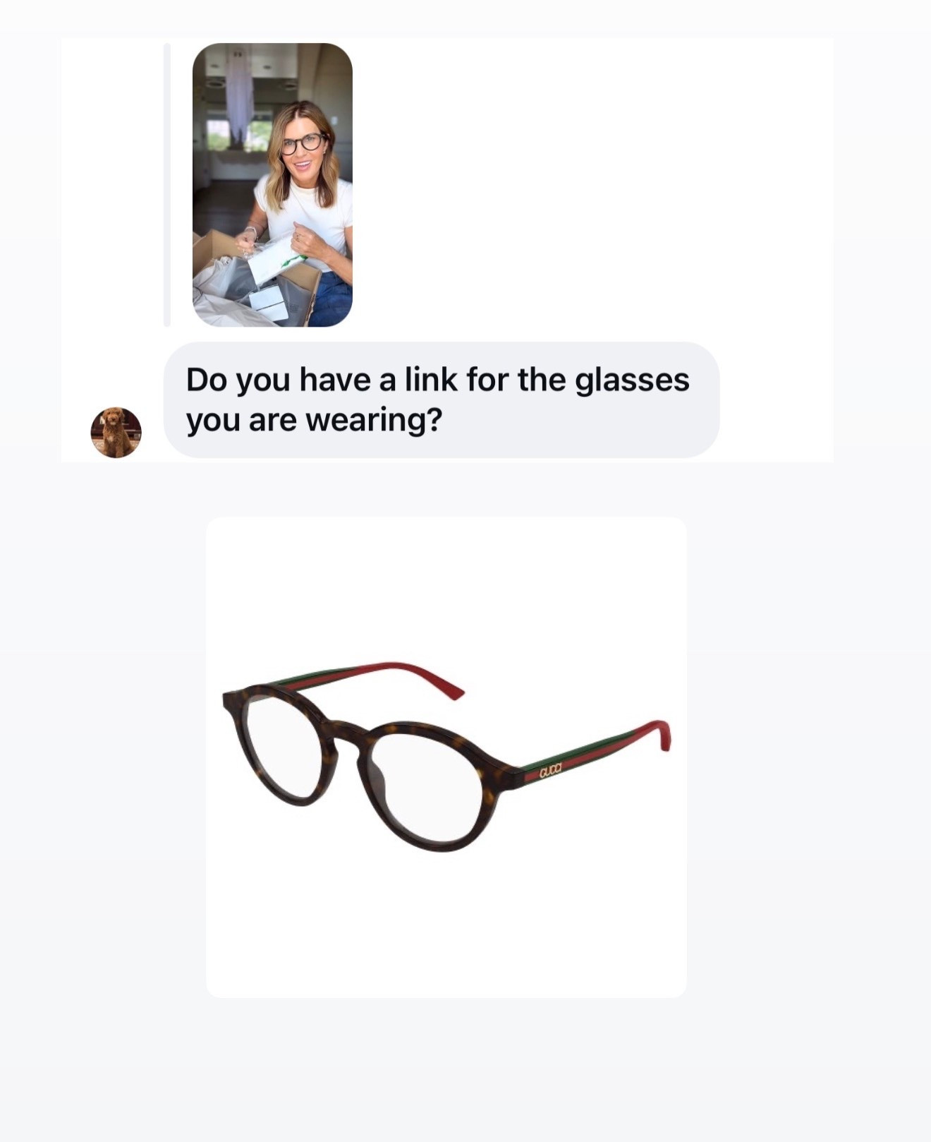 Gucci eyeglasses

#LTKOver40