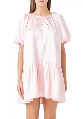 Endless Rose Women's Sheen Bow Detail Mini Dress | Belk